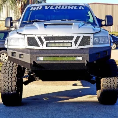 NISSAN TITAN 2003-2015 with CLASSIC FRONT Weld It Yourself STANDARD installed
