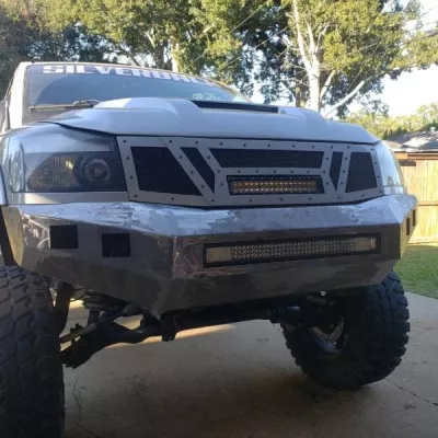 NISSAN TITAN 2003-2015 with CLASSIC FRONT Weld It Yourself STANDARD installed