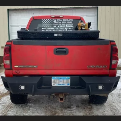 CHEVY 2500-3500HD 2003-2007 with CLASSIC REAR Weld It Yourself STANDARD installed