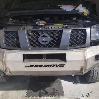 NISSAN TITAN 2003-2015 with CLASSIC FRONT Weld It Yourself STANDARD installed