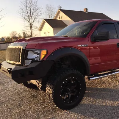 FORD F150 2009-2014 with CLASSIC FRONT Weld It Yourself STANDARD installed