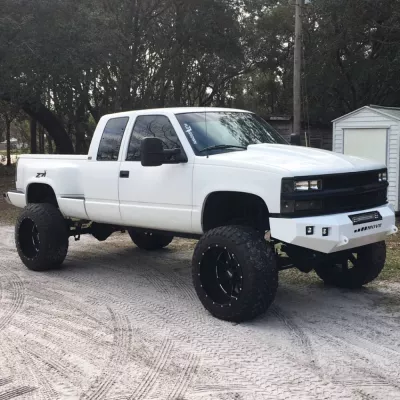 CHEVY 1500 1988-1998 with CLASSIC FRONT Weld It Yourself STANDARD installed