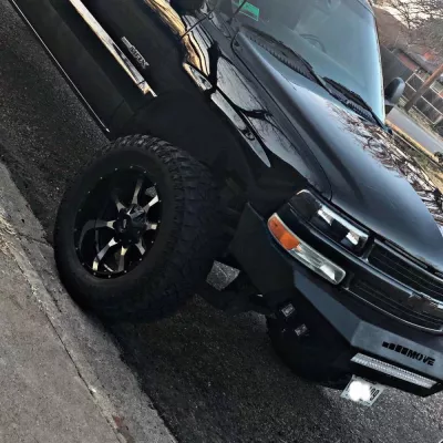 CHEVY 1500 1999-2002 with PRECISION FRONT Weld It Yourself STANDARD installed