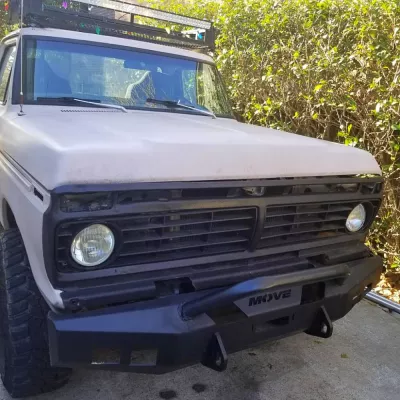 FORD F250-350 1973-1979 with CLASSIC FRONT Weld It Yourself Offroad installed