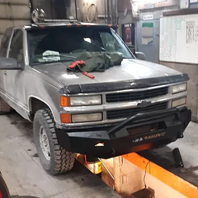 CHEVY 1500 1988-1998 with CLASSIC FRONT Weld It Yourself STANDARD installed