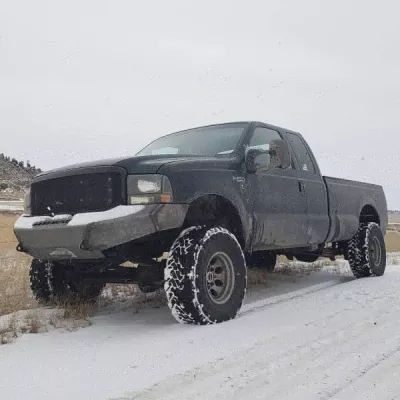 FORD F250-350 1999-2004 with PRECISION FRONT W.I.Y.KIT STANDARD installed