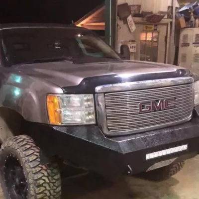 GMC 2500-3500HD 2011-2014 with CLASSIC FRONT Weld It Yourself STANDARD installed