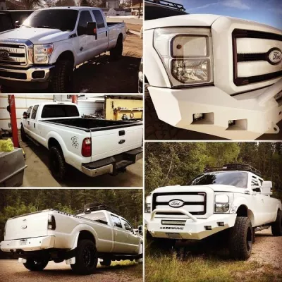 FORD F250-350 2011-2016 with CLASSIC FRONT W.I.Y.KIT STANDARD installed