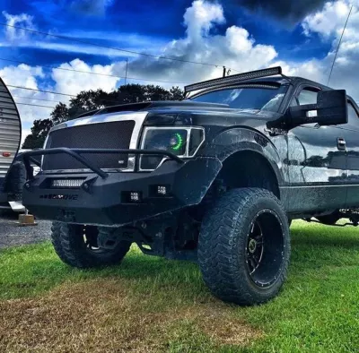 FORD F150 2009-2014 with CLASSIC FRONT Weld It Yourself STANDARD installed