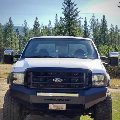 FORD F250-350 1999-2004 with CLASSIC FRONT W.I.Y.KIT STANDARD installed