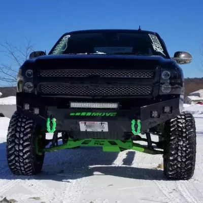 CHEVY 1500 2007.5-2013 with CLASSIC FRONT Weld It Yourself STANDARD installed
