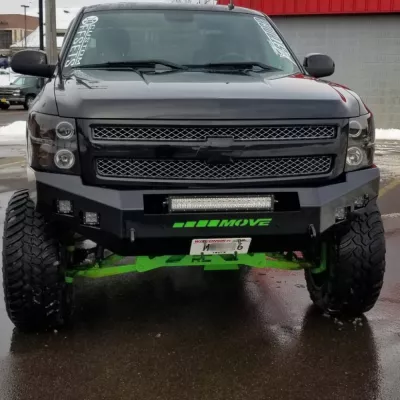 CHEVY 1500 2007.5-2013 with CLASSIC FRONT Weld It Yourself STANDARD installed