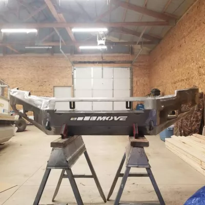 CHEVY 1500 2007.5-2013 with CLASSIC FRONT Weld It Yourself STANDARD installed