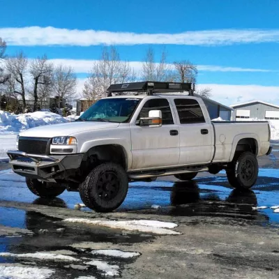 GMC 2500-3500HD 2003-2007 with PRECISION FRONT Weld It Yourself STANDARD installed