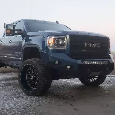 GMC 2500-3500HD 2015-2019 with CLASSIC FRONT W.I.Y.KIT STANDARD installed