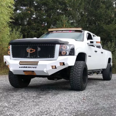 CHEVY 2500-3500HD 2007.5-2010 with CLASSIC FRONT Weld It Yourself STANDARD installed