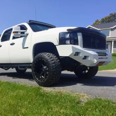 CHEVY 2500-3500HD 2007.5-2010 with CLASSIC FRONT Weld It Yourself STANDARD installed