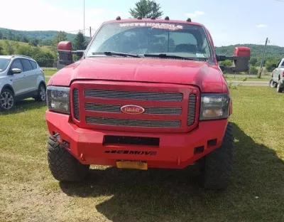 FORD F250-350 2005-2007 with CLASSIC FRONT Weld It Yourself STANDARD installed