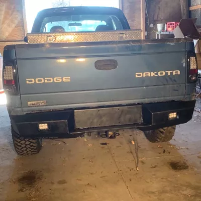 DODGE DAKOTA 1997-2004 with CLASSIC REAR Weld It Yourself STANDARD installed