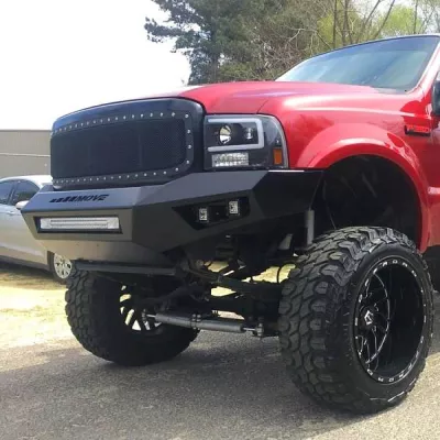 FORD F250-350 1999-2004 with PRECISION FRONT W.I.Y.KIT STANDARD installed