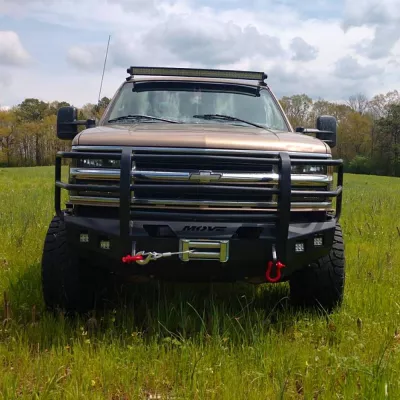 CHEVY 1500 1988-1998 with CLASSIC FRONT Weld It Yourself Offroad installed