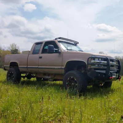 CHEVY 1500 1988-1998 with CLASSIC FRONT Weld It Yourself Offroad installed