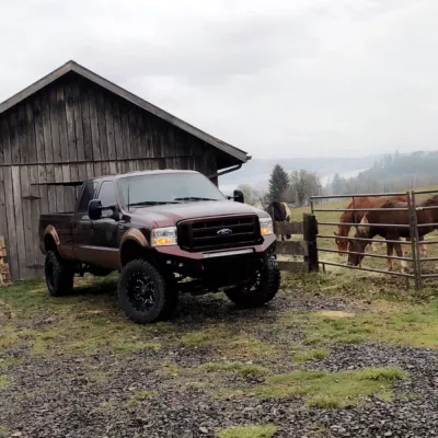 FORD F250-350 1999-2004 with CLASSIC FRONT W.I.Y.KIT STANDARD installed