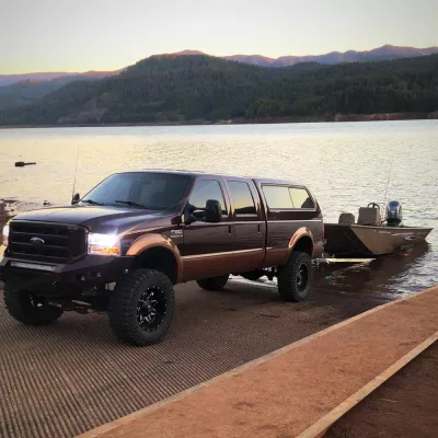 FORD F250-350 1999-2004 with CLASSIC FRONT W.I.Y.KIT STANDARD installed