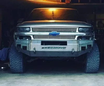 CHEVY 1500 1999-2002 with CLASSIC FRONT Weld It Yourself STANDARD installed