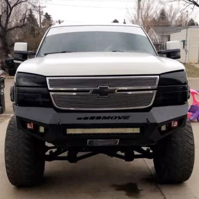 CHEVY 2500-3500HD 2003-2007 with PRECISION FRONT Weld It Yourself STANDARD installed
