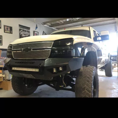 CHEVY 2500-3500HD 2003-2007 with PRECISION FRONT Weld It Yourself STANDARD installed