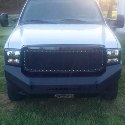 FORD F250-350 2005-2007 with CLASSIC FRONT Weld It Yourself STANDARD installed