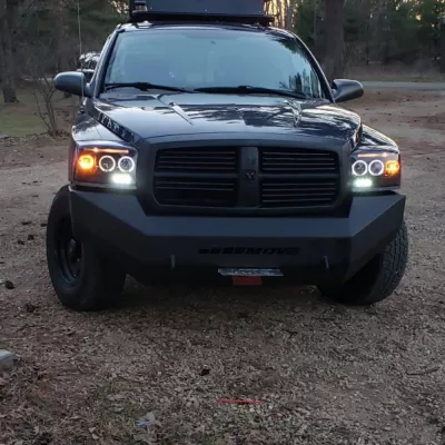DODGE DAKOTA 2005-2011 with CLASSIC FRONT Weld It Yourself STANDARD installed