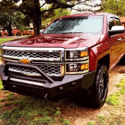 CHEVY 1500 2014-2015 with CLASSIC FRONT Weld It Yourself STANDARD installed