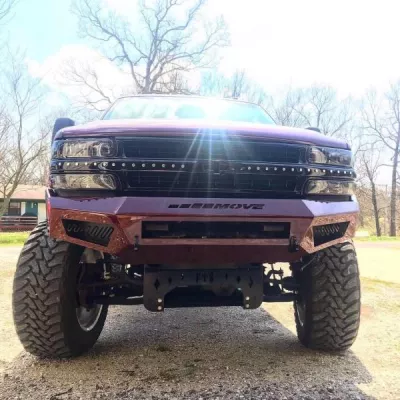 CHEVY 1500 1999-2002 with PRECISION FRONT Weld It Yourself STANDARD installed