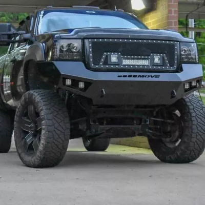 GMC 2500-3500HD 2011-2014 with PRECISION FRONT W.I.Y.KIT STANDARD installed