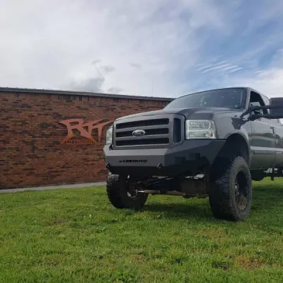 FORD F250-350 2005-2007 with CLASSIC FRONT Weld It Yourself STANDARD installed