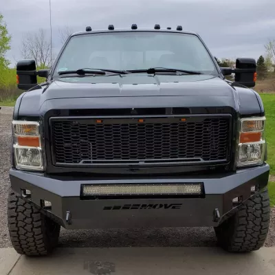 FORD F250-350 2008-2010 with CLASSIC FRONT Weld It Yourself STANDARD installed