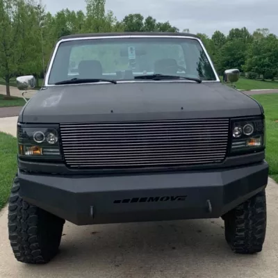 FORD F250-350 1992-1998 with CLASSIC FRONT W.I.Y.KIT STANDARD installed