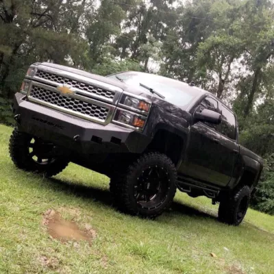 CHEVY 1500 2014-2015 with CLASSIC FRONT Weld It Yourself STANDARD installed