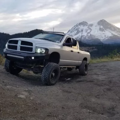 DODGE 2500-3500 2003-2005 with PRECISION FRONT Weld It Yourself STANDARD installed