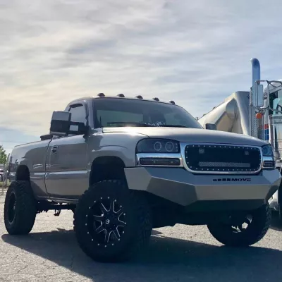 GMC 1500 1999-2002 with PRECISION FRONT W.I.Y.KIT STANDARD installed