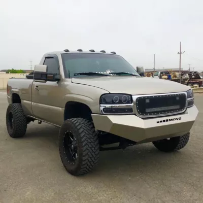 GMC 1500 1999-2002 with PRECISION FRONT W.I.Y.KIT STANDARD installed