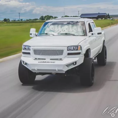 GMC 2500-3500HD 2003-2007 with PRECISION FRONT W.I.Y.KIT STANDARD installed