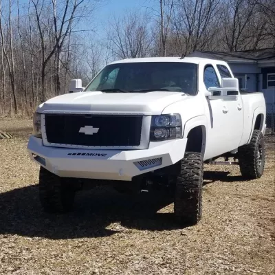 CHEVY 2500-3500HD 2007.5-2010 with PRECISION FRONT W.I.Y.KIT STANDARD installed