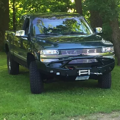 CHEVY 2500-3500HD 1999-2002 with CLASSIC FRONT Weld It Yourself Offroad installed