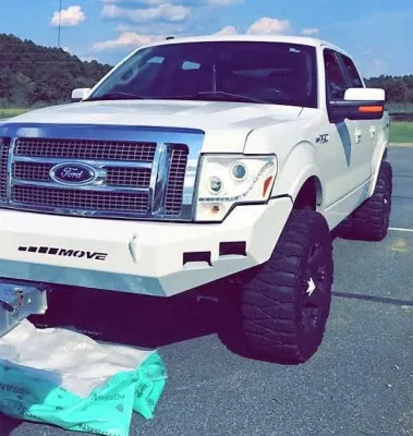 FORD F150 2009-2014 with CLASSIC FRONT Weld It Yourself STANDARD installed