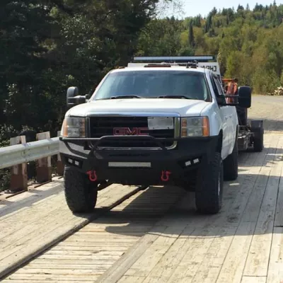 GMC 2500-3500HD 2007.5-2010 with PRECISION FRONT W.I.Y.KIT STANDARD installed