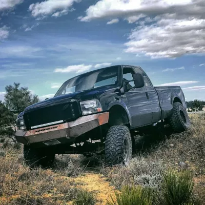 FORD F250-350 1999-2004 with PRECISION FRONT W.I.Y.KIT STANDARD installed