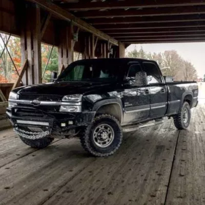 CHEVY 2500-3500HD 2003-2007 with PRECISION FRONT Weld It Yourself STANDARD installed